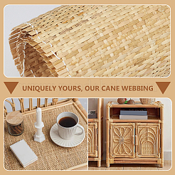 1 рулон натуральных ротанговых салфеток&nbsp;AJEW-BC0007-32