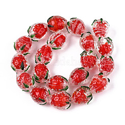 Бусы лэмпворк ручной работы&nbsp;LAMP-N036-05B