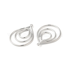 Латунные подвески с открытой спинкой KK-O144-19P