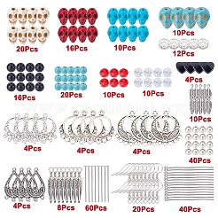 Наборы для изготовления сережек на тему Хэллоуина своими руками DIY-SC0019-46