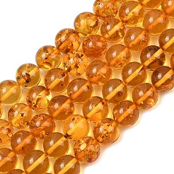 Янтарные шарики нити&nbsp;G-L095-B01-8mm-02