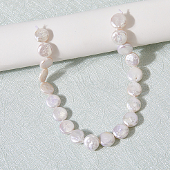 1 нить натуральных бусин из жемчуга Кеши PEAR-LT0001-19