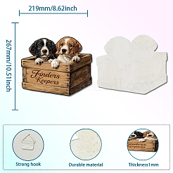 Железные настенные украшения&nbsp;AJEW-WH0550-029