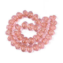 Бусины ручной работы бусины золотого песка&nbsp;LAMP-T026-02A-02