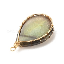 Природные подвески агат треск PALLOY-JF01527-03