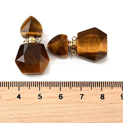 Натуральные подвески для флаконов с тигровым глазом&nbsp;G-L623-12G-01