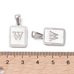 Подвески из нержавеющей стали 304 в форме ракушки STAS-G327-01P-W