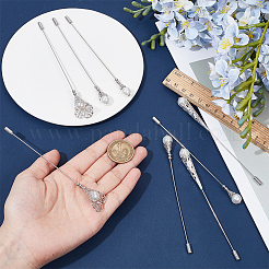 8 шт. 4 стиля латунная брошь-булавка JEWB-DR00020