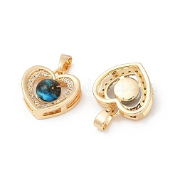 Латунные микро проложить кубического циркония подвески&nbsp;KK-R213-03G