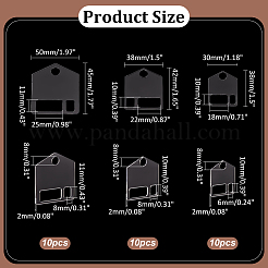 30 шт. 3-х видов акриловых нитей для намотки FIND-PH0018-40