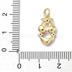 Латунные микро проложить кубического циркония подвески&nbsp;KK-C156-29G-01