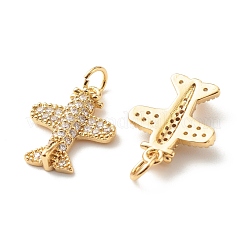 Кулоны из экологически чистой латуни с прозрачным кубическим цирконием&nbsp;KK-G405-13G-RS