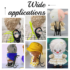 Многофункциональный портативный держатель для телефона с гибкой рукояткой из смолы&nbsp;LS-AJEW-WH0323-10B