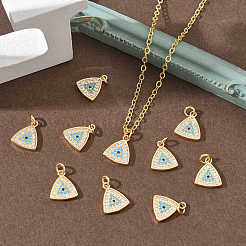 Pendentifs en laiton Shegrace avec zircon cubique coloré&nbsp;XGRQ3K279-520G
