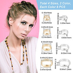 64шт 8 латунные рамки для бусин KK-CN0001-74