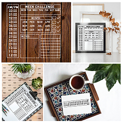 Трафареты для штампов из нержавеющей стали DIY-WH0279-120