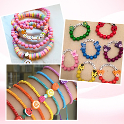 Непрозрачные акриловые бусины&nbsp;MACR-SP0001-27B-04