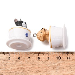 Pendenti in resina opaca&nbsp;RESI-K048-07B