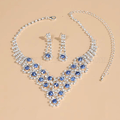 Комплекты из латунных цепочек с подвесками и серег-гвоздиков с цветочным узором&nbsp;FS-WG97465-01