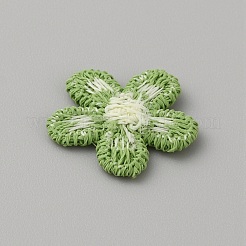 Zweifarbiges gestricktes Ornament-Accessoire aus Polyester&nbsp;DIY-WH0308-417G