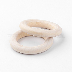 Anneaux de liaison en bois non fini&nbsp;WOOD-Q024-12