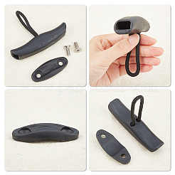 Пластиковые ручки для каяка с нейлоновой веревкой и винтами из нержавеющей стали&nbsp;FIND-GA0001-55