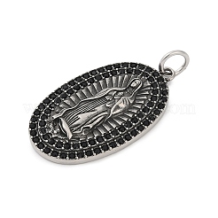 Подвески из хирургической нержавеющей стали 316 со стразами STAS-D304-25AS