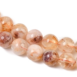 Природный цитрин бисер нитей G-S362-105C