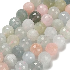 Природные морганит нитей бисера G-H329-F01-10mm