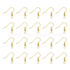 Латунные крючки для сережек&nbsp;KK-YW0001-28G