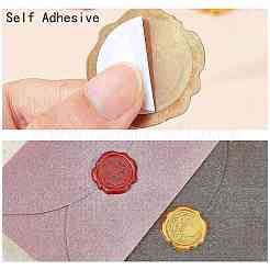 Pegatinas adhesivas de cera&nbsp;DIY-CP0009-12I