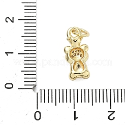 Латунные микро проложить кубического циркония подвески KK-K368-06B-G