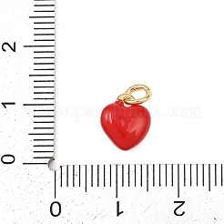 Латунь эмаль подвески&nbsp;KK-P339-25G-02