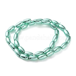 Гальванические нити синтетических магнитных гематитовых бусин G-C248-I01-6x12mm