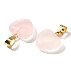 Природного розового кварца подвески&nbsp;G-I311-A13-G