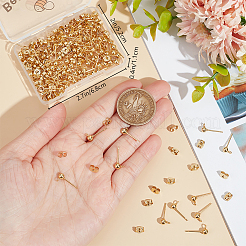 100 шт. фурнитура для сережек-гвоздиков из нержавеющей стали 304 STAS-BBC0004-73