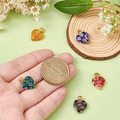 Стеклянные подвески миллефиори&nbsp;PALLOY-CJ00002