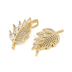 Латунные микро проложить кубического циркония подвески&nbsp;KK-S526-57G