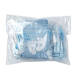 Sacs à cordon en polyester avec empreintes de bébé&nbsp;ABAG-FZC0001-01A