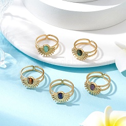 Натуральный белый нефрит RJEW-JR00767-01