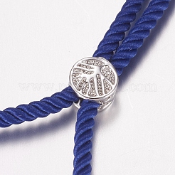 Nylon Twisted Cord Armband machen&nbsp;MAK-F019-03P