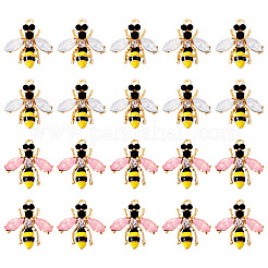 20шт 2 цвета сплава эмалевые подвески FIND-TA0008-02