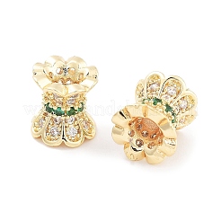 Латунные микропаве из прозрачного кубического циркония KK-P271-39B-06