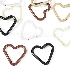 10 Stück 5 Farben Aluminium-Federtorringe&nbsp;KEYC-TA0004-77