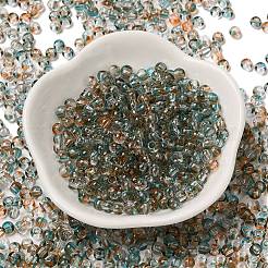 Прозрачные цвета стеклянные круглые бусины&nbsp;SEED-F006-05A-10