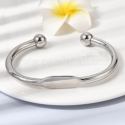 Браслеты-манжеты из нержавеющей стали 304&nbsp;BJEW-D408-31P