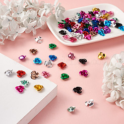 650 шт. двухцветные алюминиевые кабошоны MRMJ-FW0001-01C