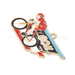 Подвески из спортивного сплава с эмалью&nbsp;ENAM-I074-01G-18