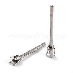 Серьги-гвоздики из нержавеющей стали 304&nbsp;STAS-B004-05P-E