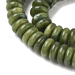Природные китайский нефрит бисер пряди G-B155-B09-4x10mm